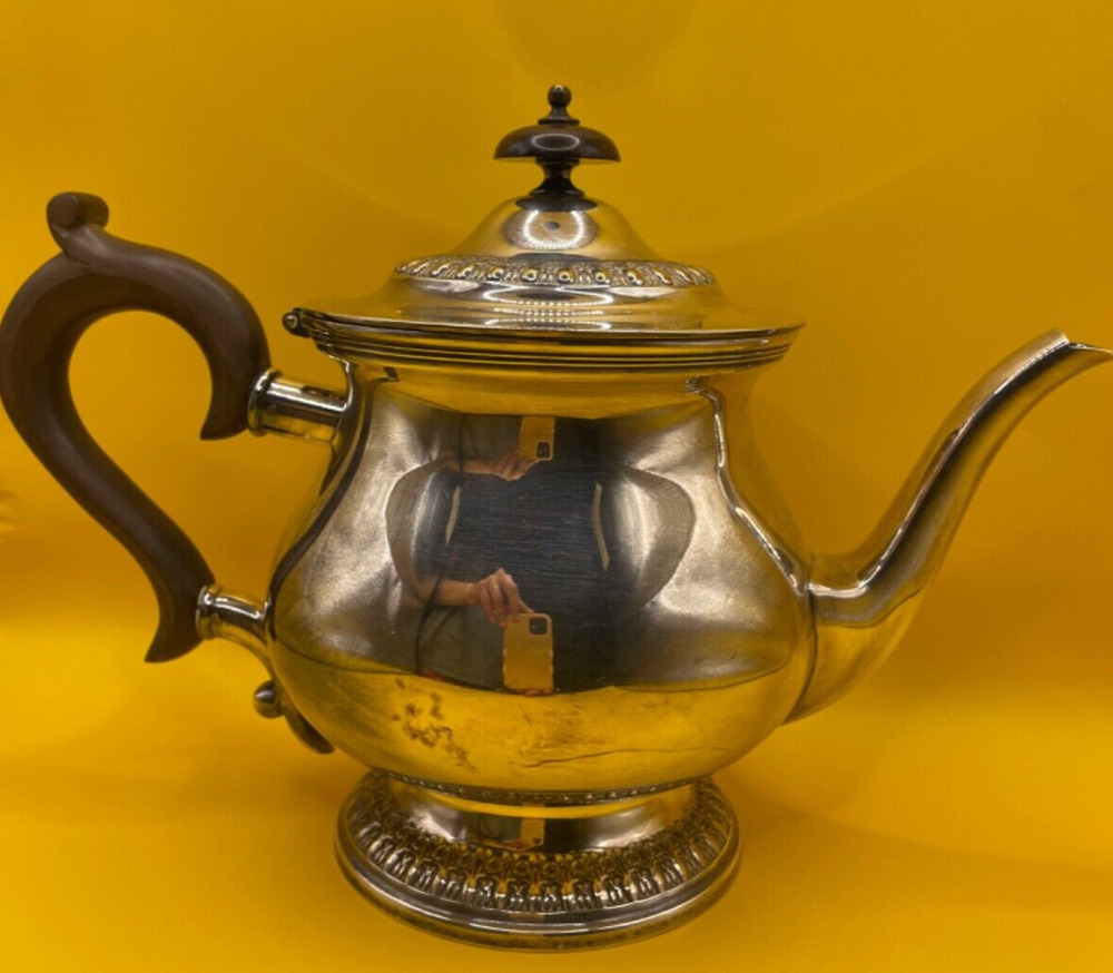 Vintage Wilcox Silver Soldered Teapot